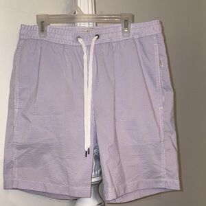 Onia seersucker swim trunks size medium new no tags
Charles 7 inch